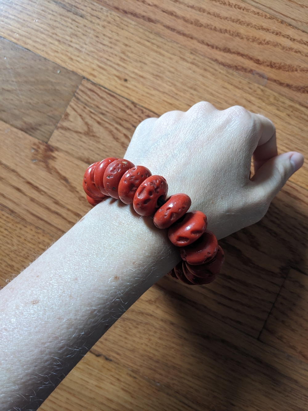 Red Bead Stretch Bracelet - Women Jewelry